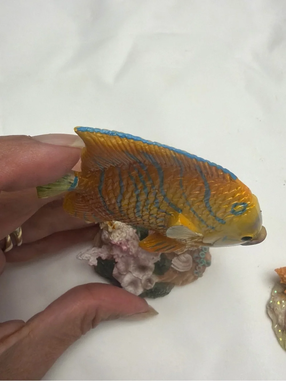 Yellow & Blue Tropical Fish Aquarium Ornament - Brand Unspecified